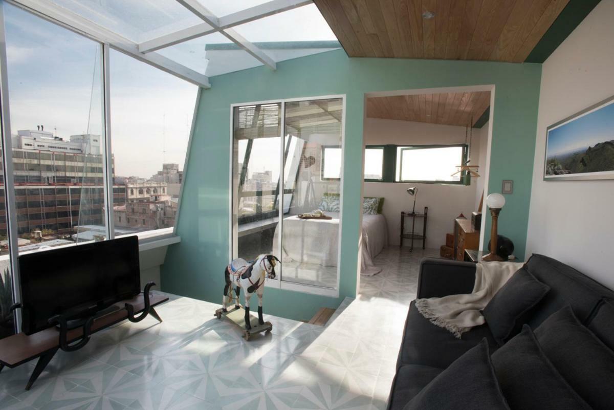 Duplex/Terraza Privada En Corazon Centro Historico Apartment เม็กซิโกซิตี้ ภายนอก รูปภาพ